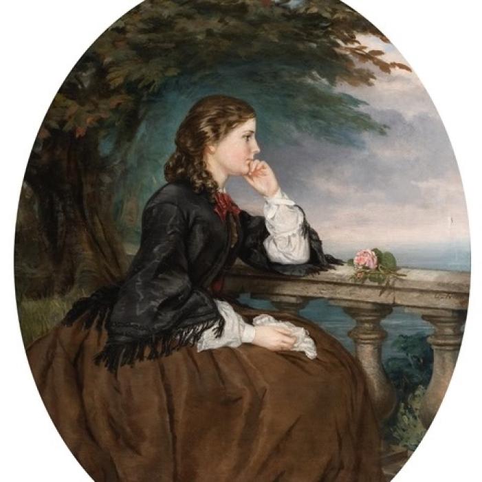 laing Portrait of a Lady under a Tree by Charles Wynne Nicholls (1864). Laing Art Gallery..jpeg